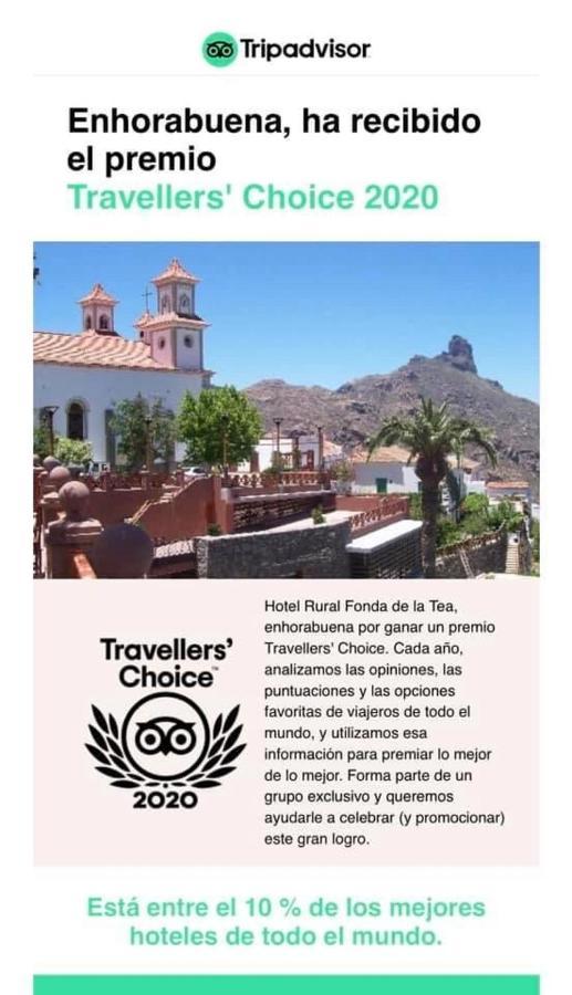 Hotel Rural Fonda De La Tea The Best Location And The Best Views Tejeda  Exterior photo